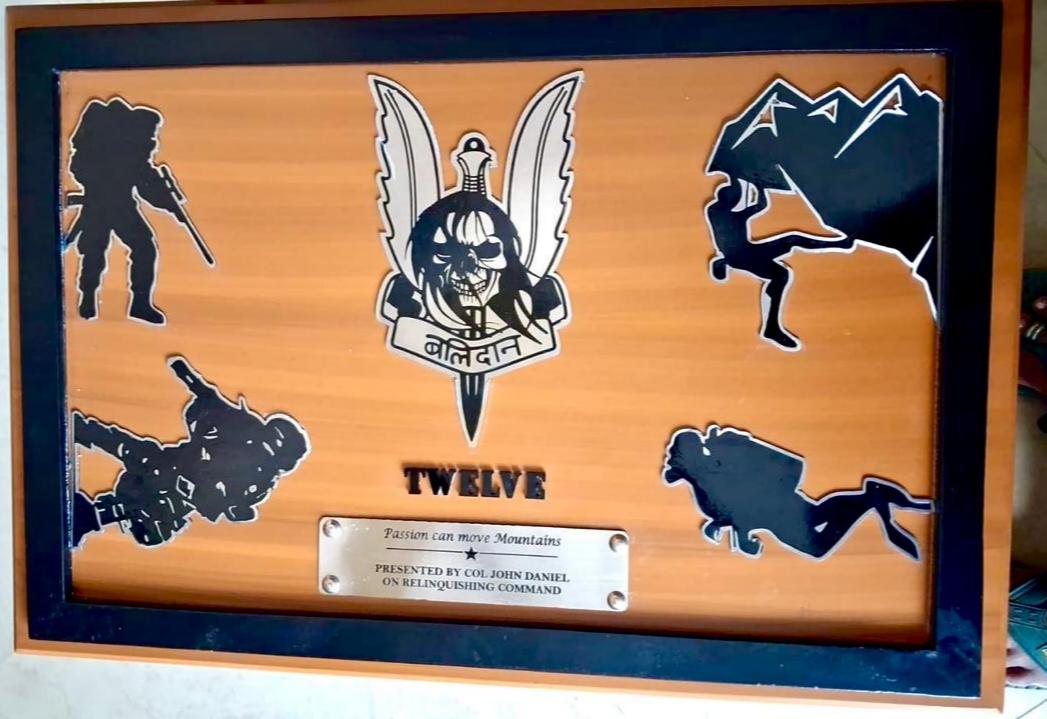 Customized Military Name Board